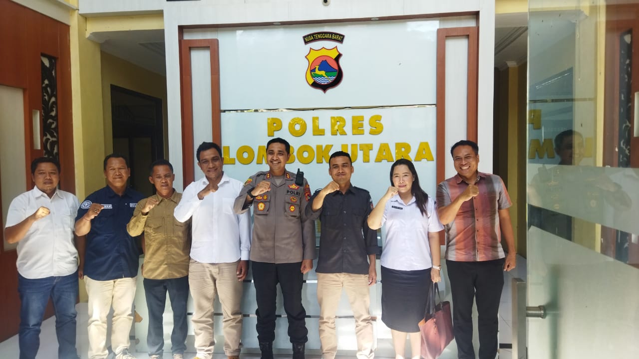 Pengawalan, Pengamanan Pemilu 2024 Kapolres Didik Kuncoro Terima Kunjungan Bawaslu KLU