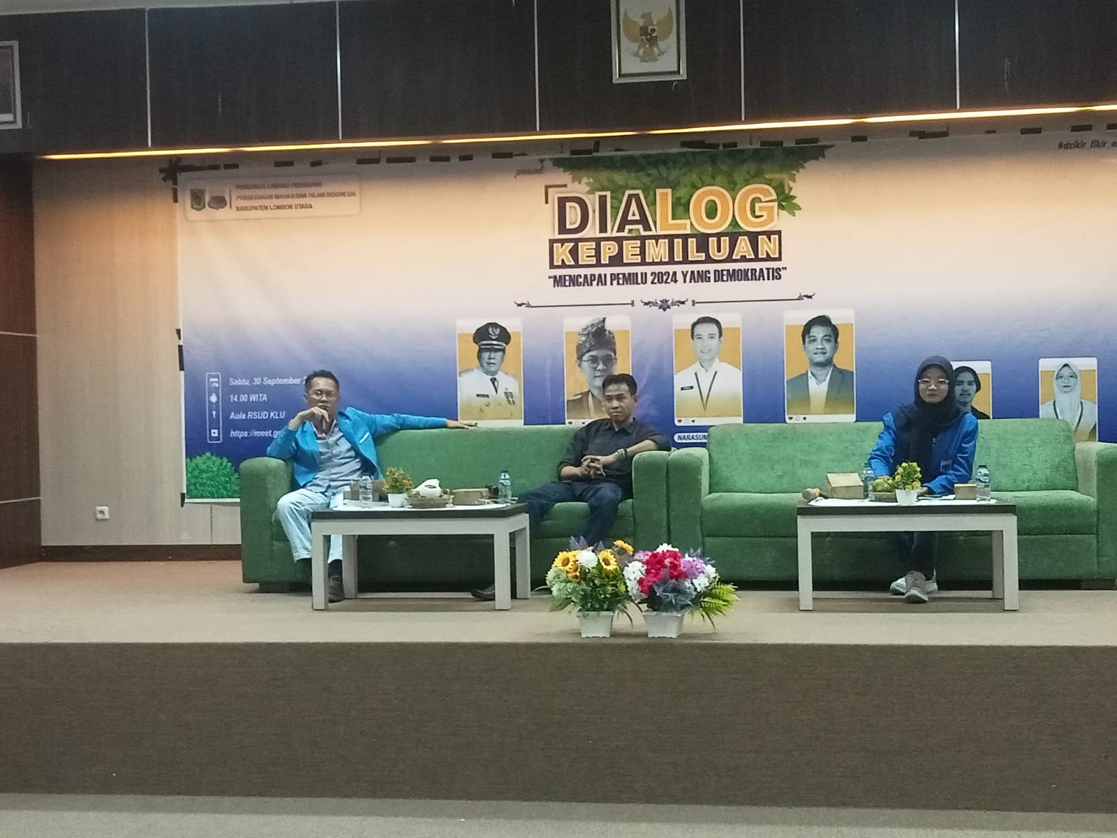Kordiv HP2H Bawaslu Lombok Utara Hadiri Dialog Kepemiluan Andi; Tekankan Pengawasan Dilakukan  Dengan Metode Persuasif