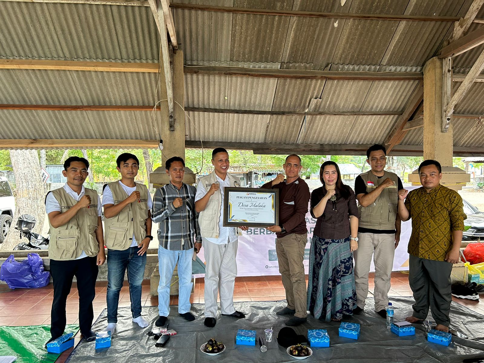 Bawaslu Launching Desa Malaka Sebagai Desa Pengawasan Partisipatif Berbasis Pariwisata Dan Ekonomi Mikro