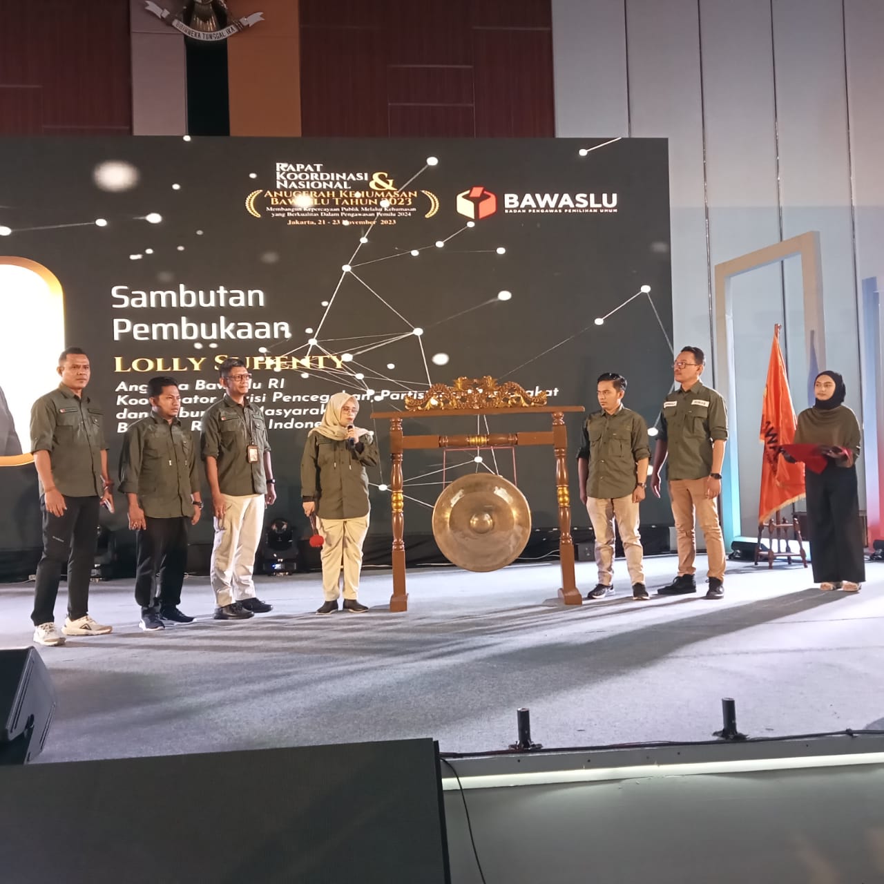 Bawaslu RI Loly Suhenti; Kerja Kehumasan Butuh Kecepatan Dan Ketepatan