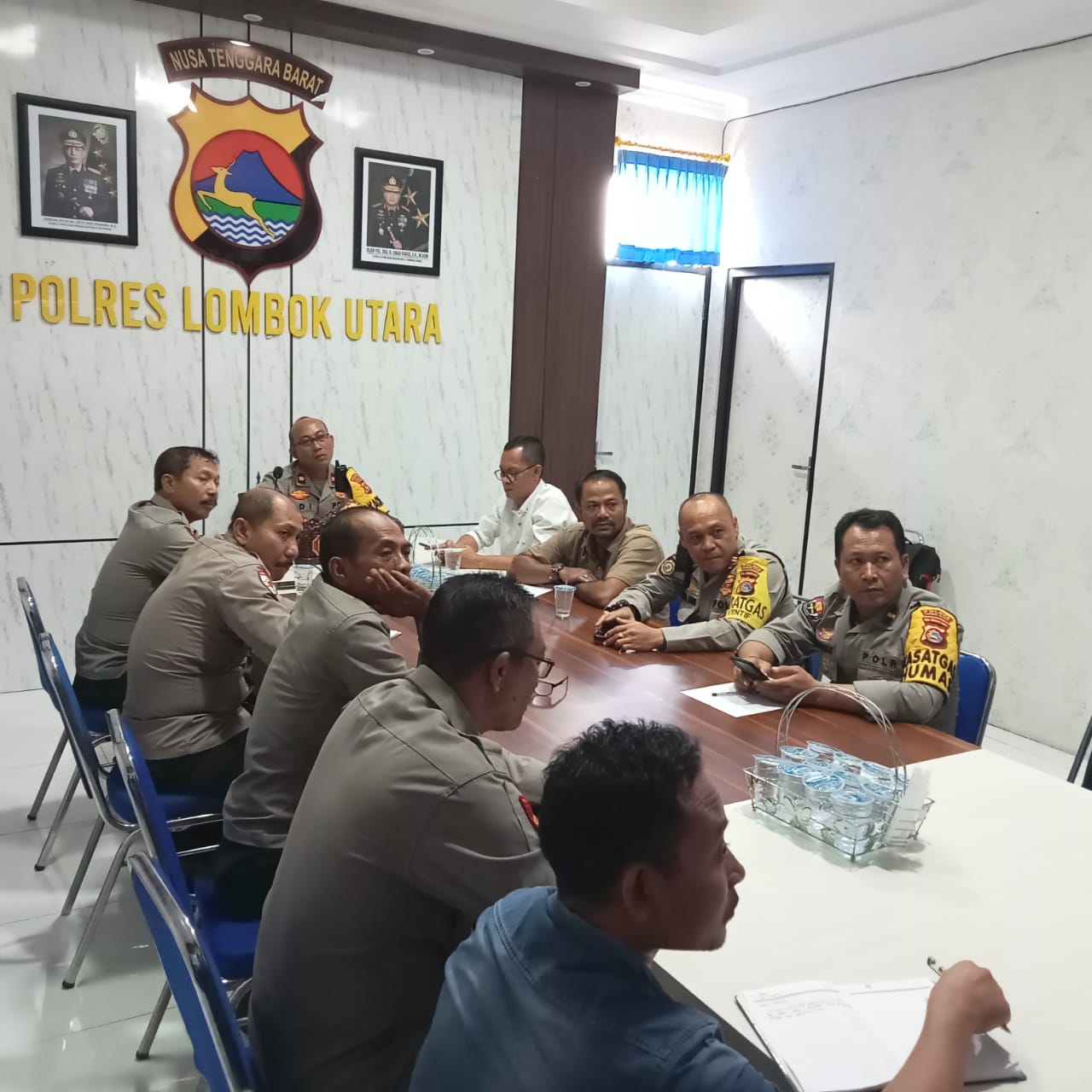 Bawaslu KLU Hadiri Giat Video Conference Bersama Mabes Polri