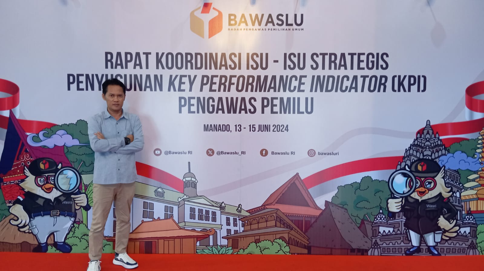 Bawaslu KLU Hadiri Rakor Isu-Isu Strategis Penyusunan Key Performance Indicator (KPI) Pengawas Pemilu
