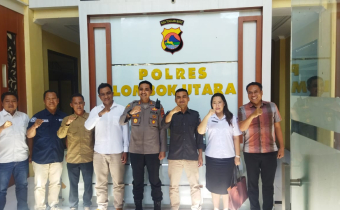 Pengawalan, Pengamanan Pemilu 2024 Kapolres Didik Kuncoro Terima Kunjungan Bawaslu KLU