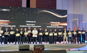Bawaslu NTB Sabet 3 Kategori Penghargaan Kehumasan Terbaik Sekaligus