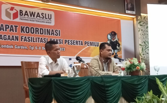 Bawaslu NTB Gelar Rapat Koordinasi, Itratip Tekankan Konsen Dalam Coaching Publik Speaking