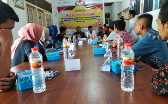 Calon Peserta Sekolah Kader Pengawasan Lombok Utara Diuji Langsung Ketua Bawaslu NTB