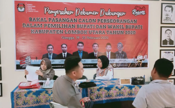 Penyerahan Dukungan Bakal Calon Perseorangan Dimulai, Bawaslu KLU Siap Mengawasi