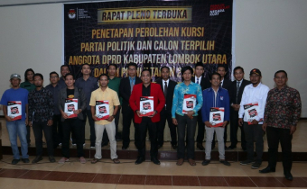 Penetapan Berjalan Lancar, Inilah 30 Nama Calon Terpilih DPRD Kabupaten Lombok Utara Periode 2019-2024